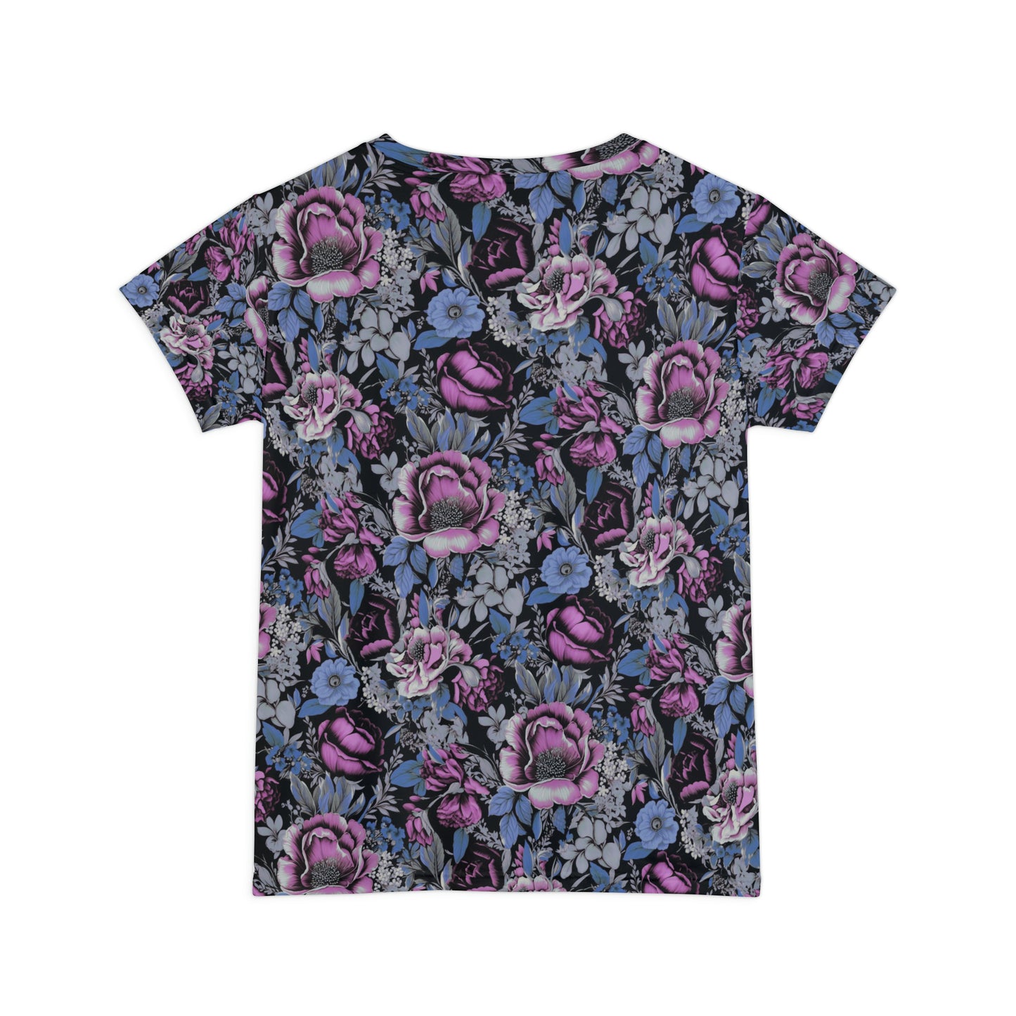 Pink & Denim Floral Go Everywhere Crew Neck T-Shirt