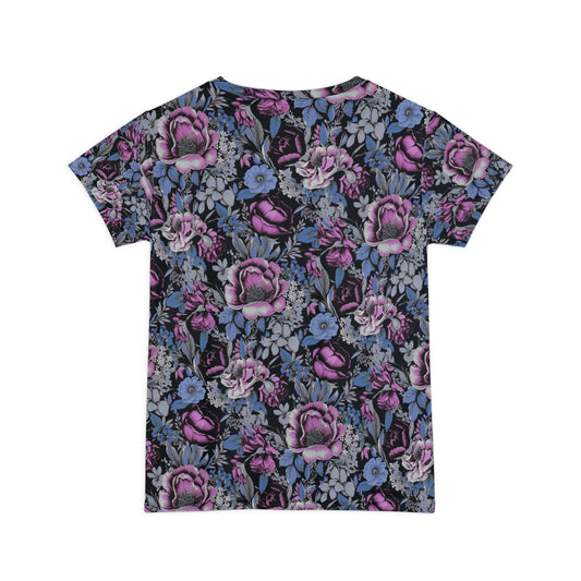 Pink & Denim Floral Go Everywhere Crew Neck T-Shirt