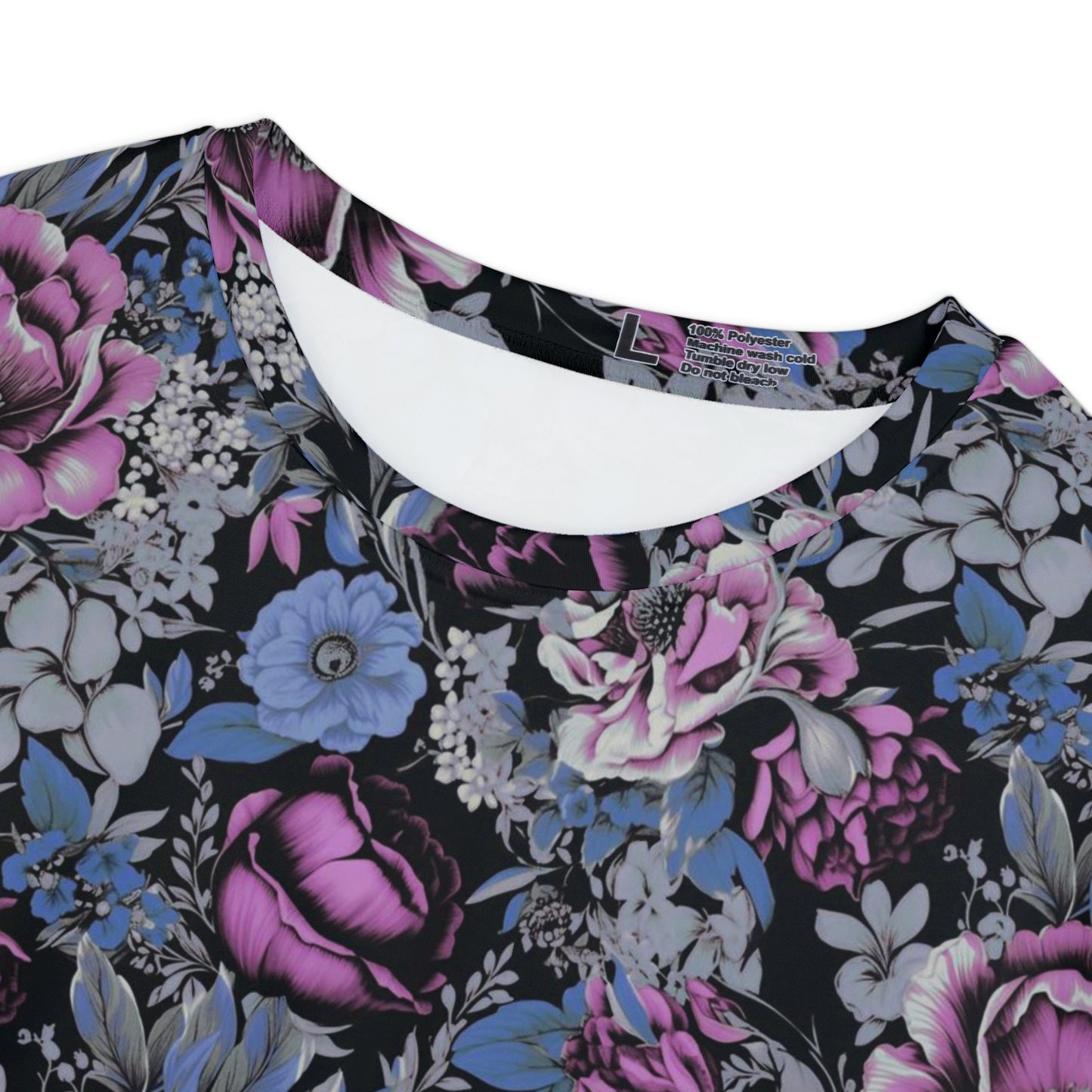 Pink & Denim Floral Go Everywhere Crew Neck T-Shirt