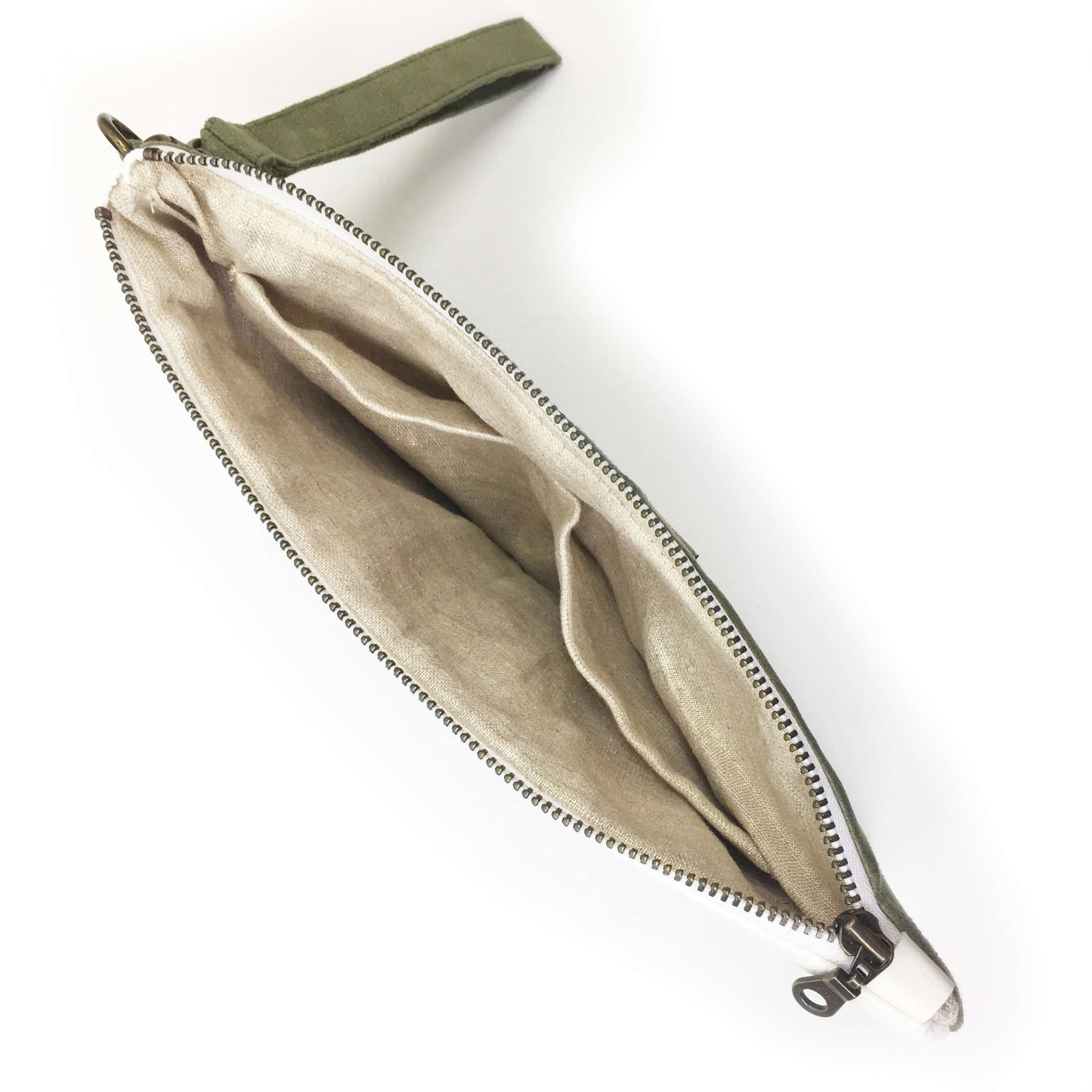 Mum Floral Wristlet - vegan leather/suede - UndertheLeafDesigns.com