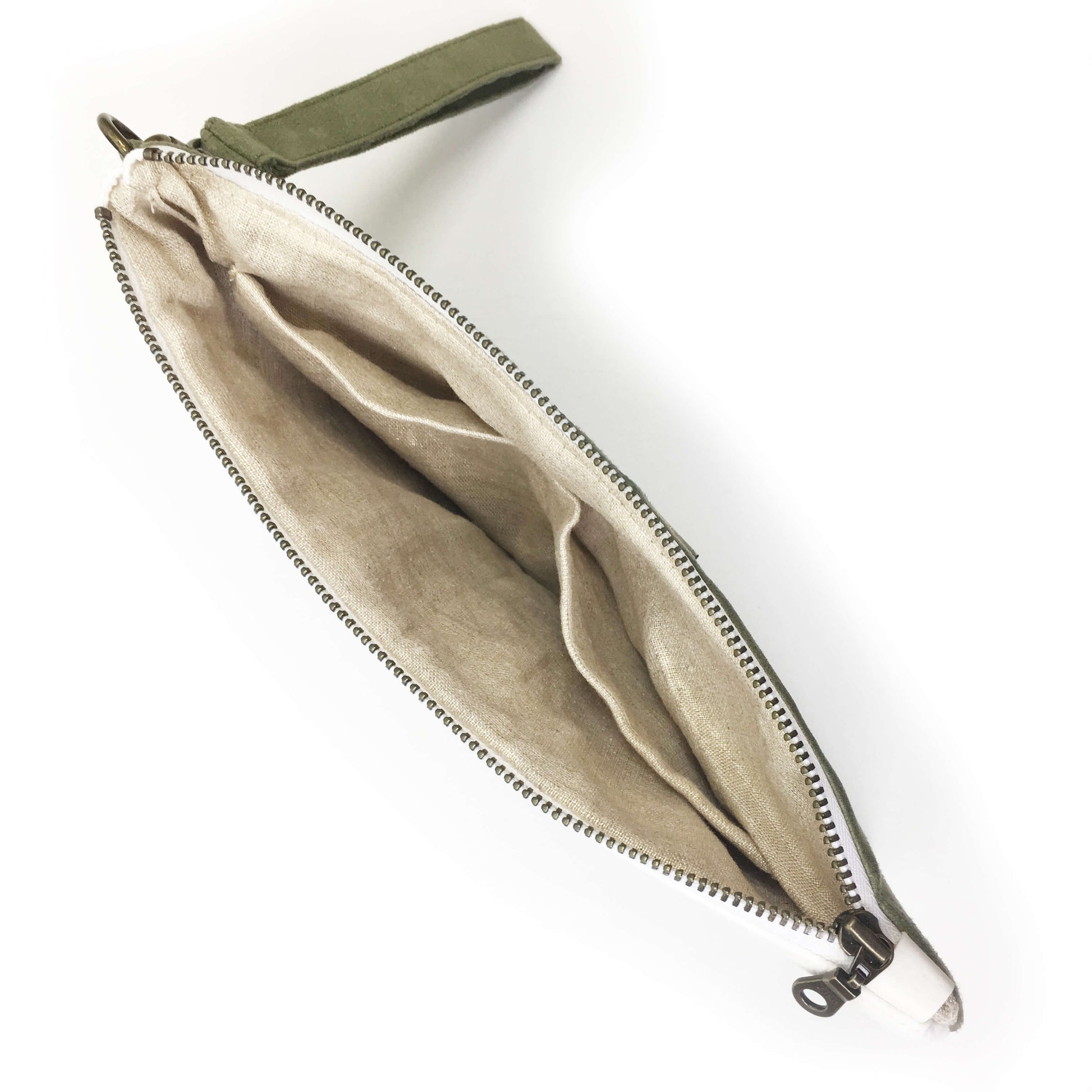 Mum Floral Wristlet - vegan leather/suede - UndertheLeafDesigns.com