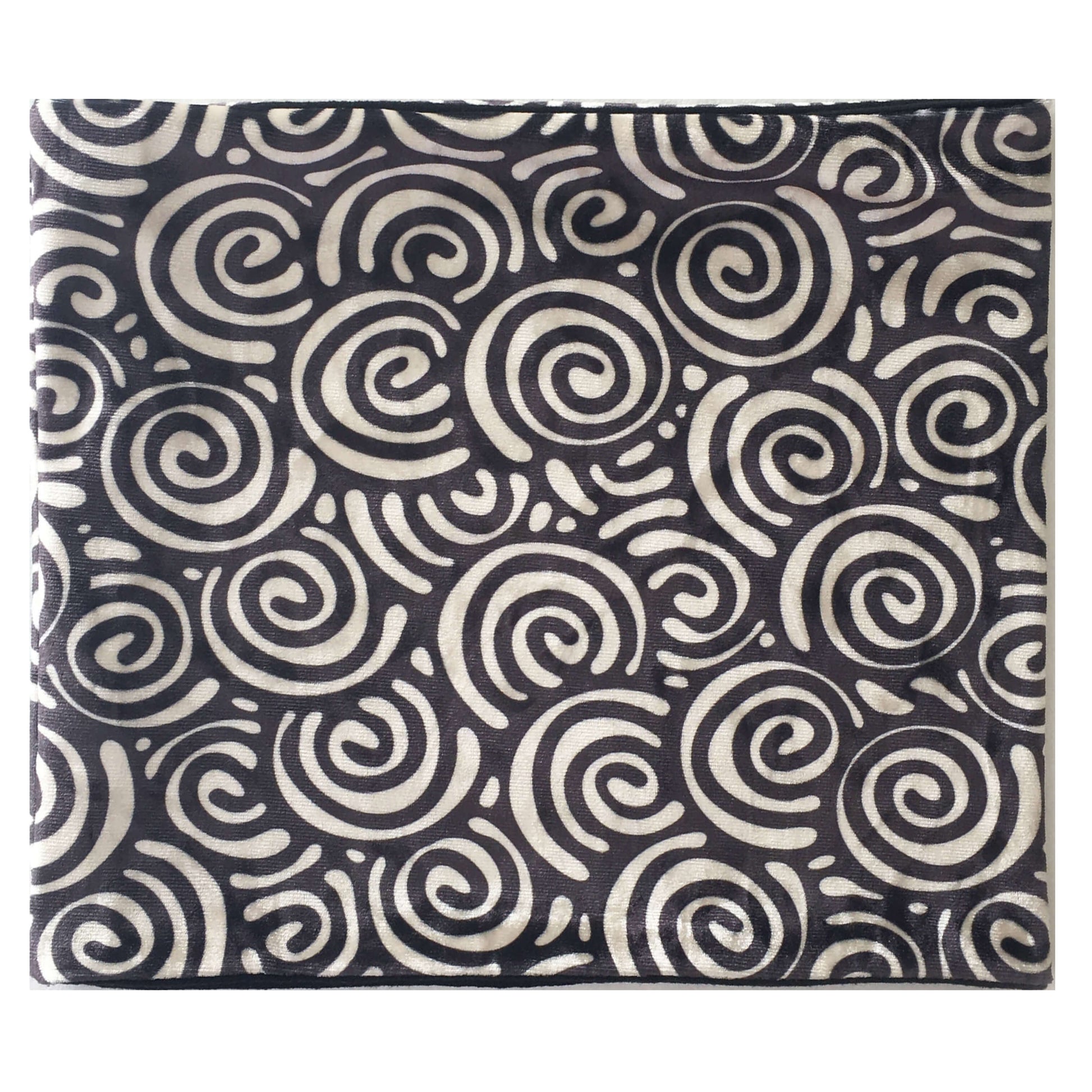 Cream & Black, Versatile Scarf, Headband, HatBand, Neck Warmer, Ladies Scarf, Velour Scarf, Designer Gaiter,Velour/Silky Soft Knit
