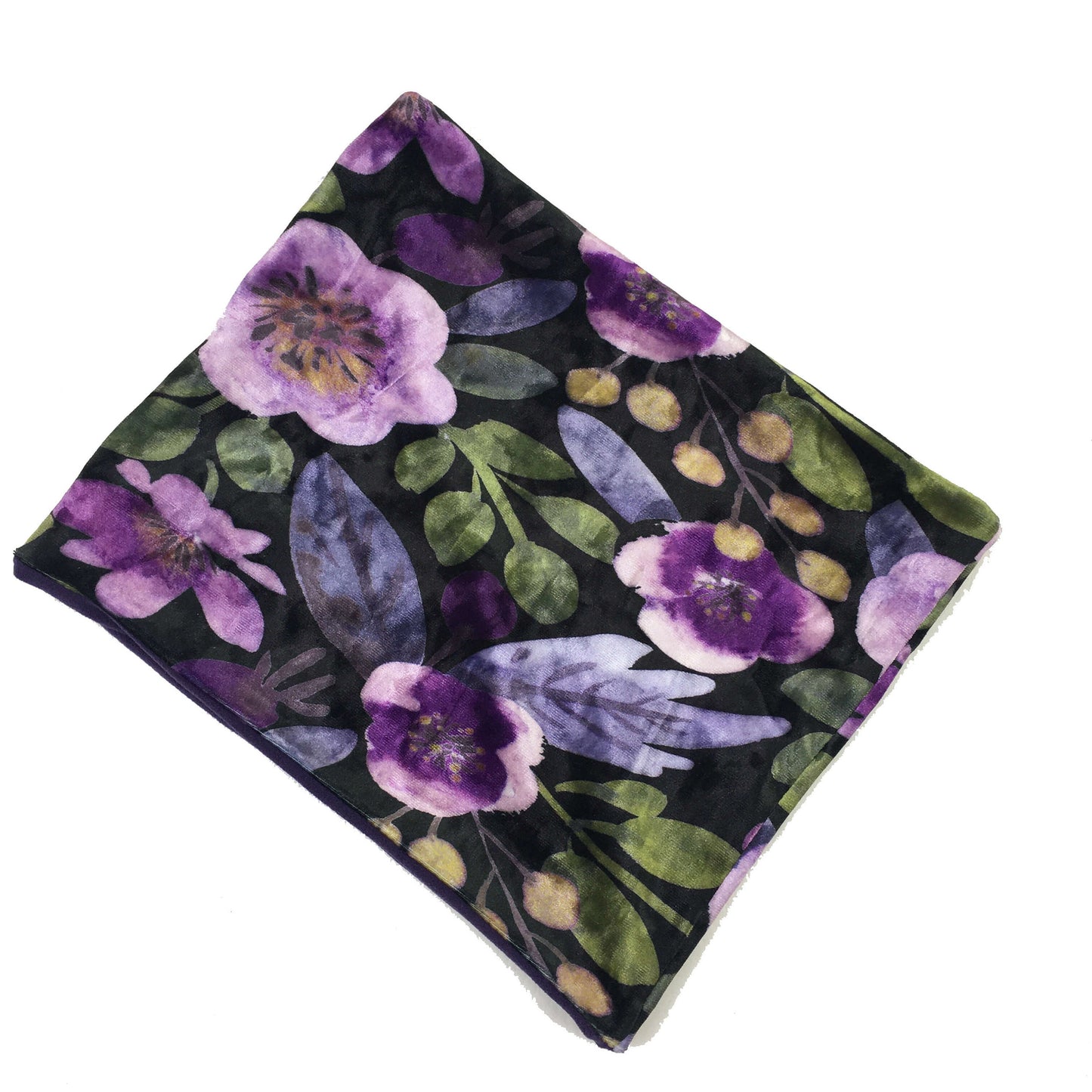 Modern Watercolor, Versatile Scarf, Headband, HatBand, Neck Warmer, Ladies Scarf, Velour Scarf, Designer Gaiter,Velour/Silky Soft Knit