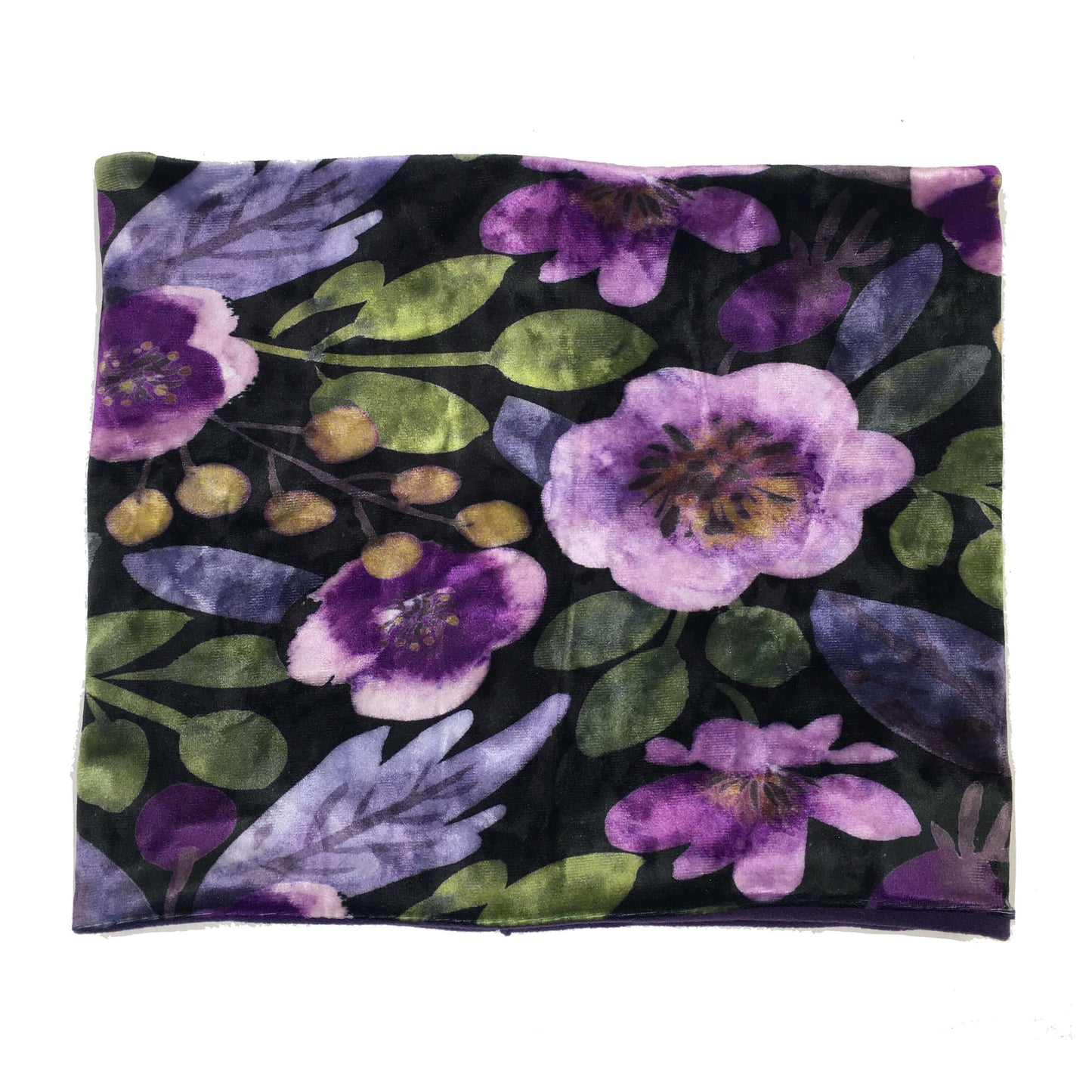 Modern Watercolor, Versatile Scarf, Headband, HatBand, Neck Warmer, Ladies Scarf, Velour Scarf, Designer Gaiter,Velour/Silky Soft Knit
