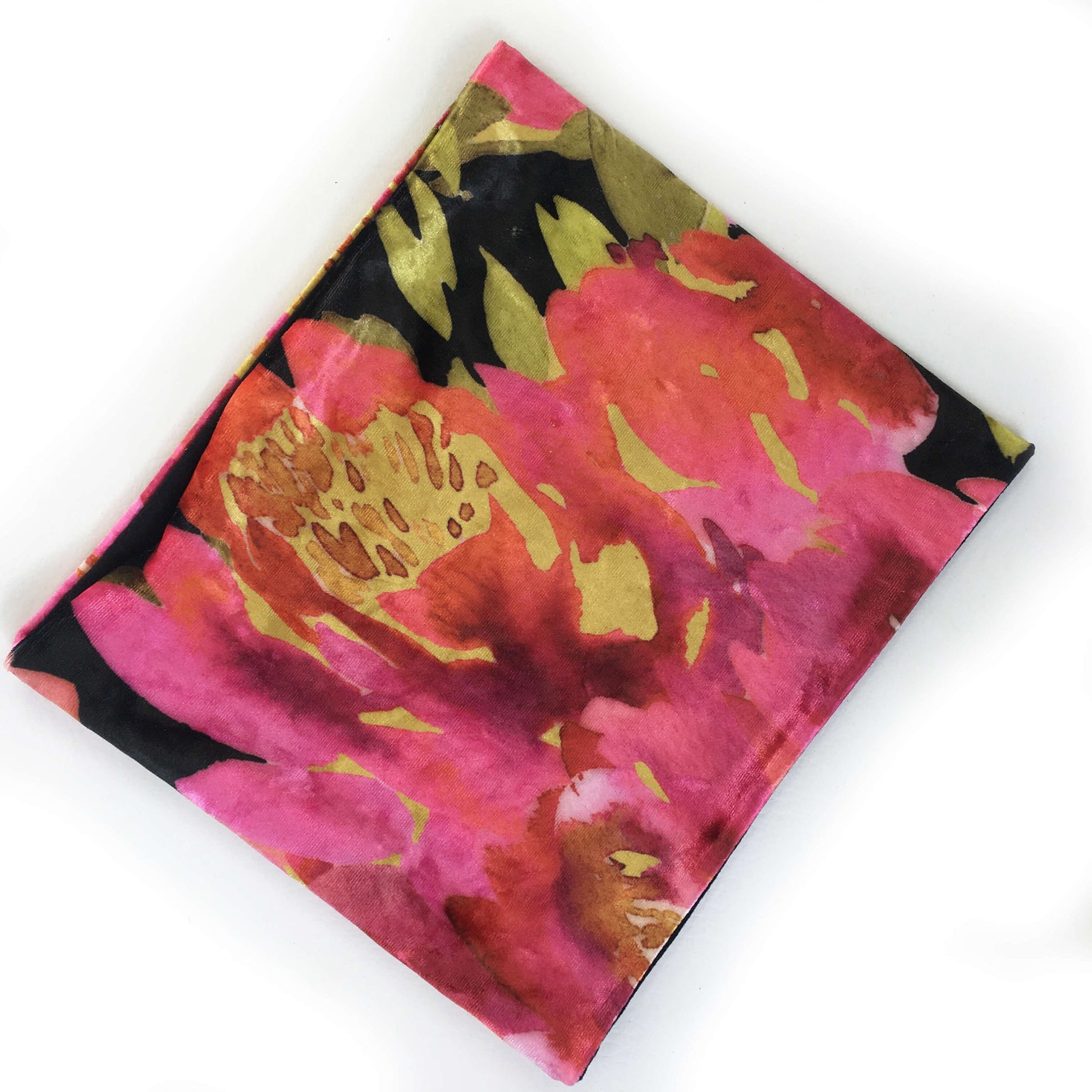 Abstract Watercolor, Versatile Scarf, Headband, HatBand, Neck Warmer, Ladies Scarf, Velour Scarf, Designer Gaiter,Velour/Silky Soft Knit