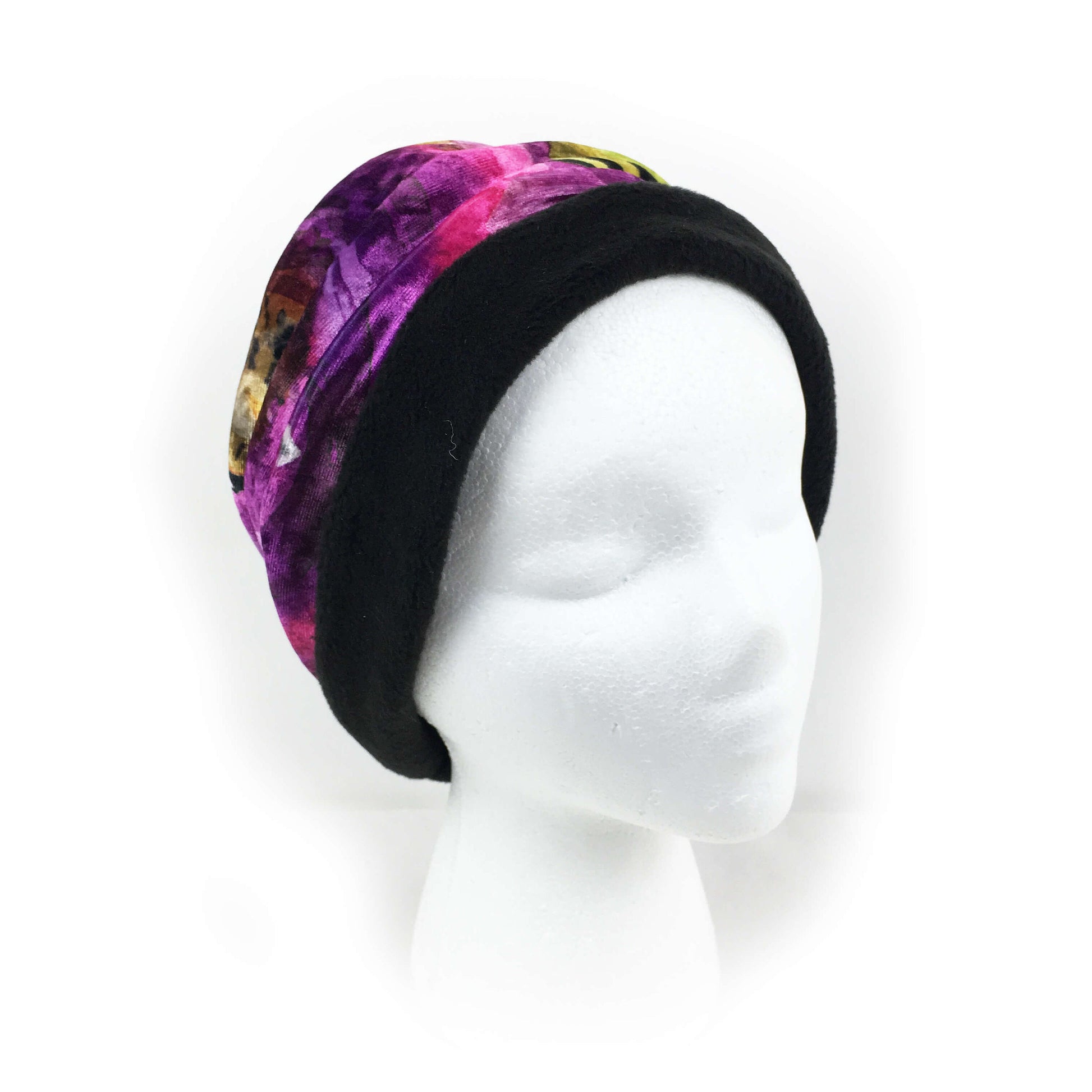 Bright Purple Neck Scarf, Woman Scarf,Fleece scarf, Fleece Neckwarmer, ladies scarf, artist scarf, Headband, Cowl scarf, face warmer